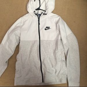 Nike White/ light grey jacket
